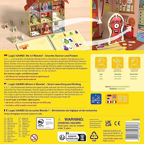 Logic! Games - Where's Wanda? - Toddler 1 pieces