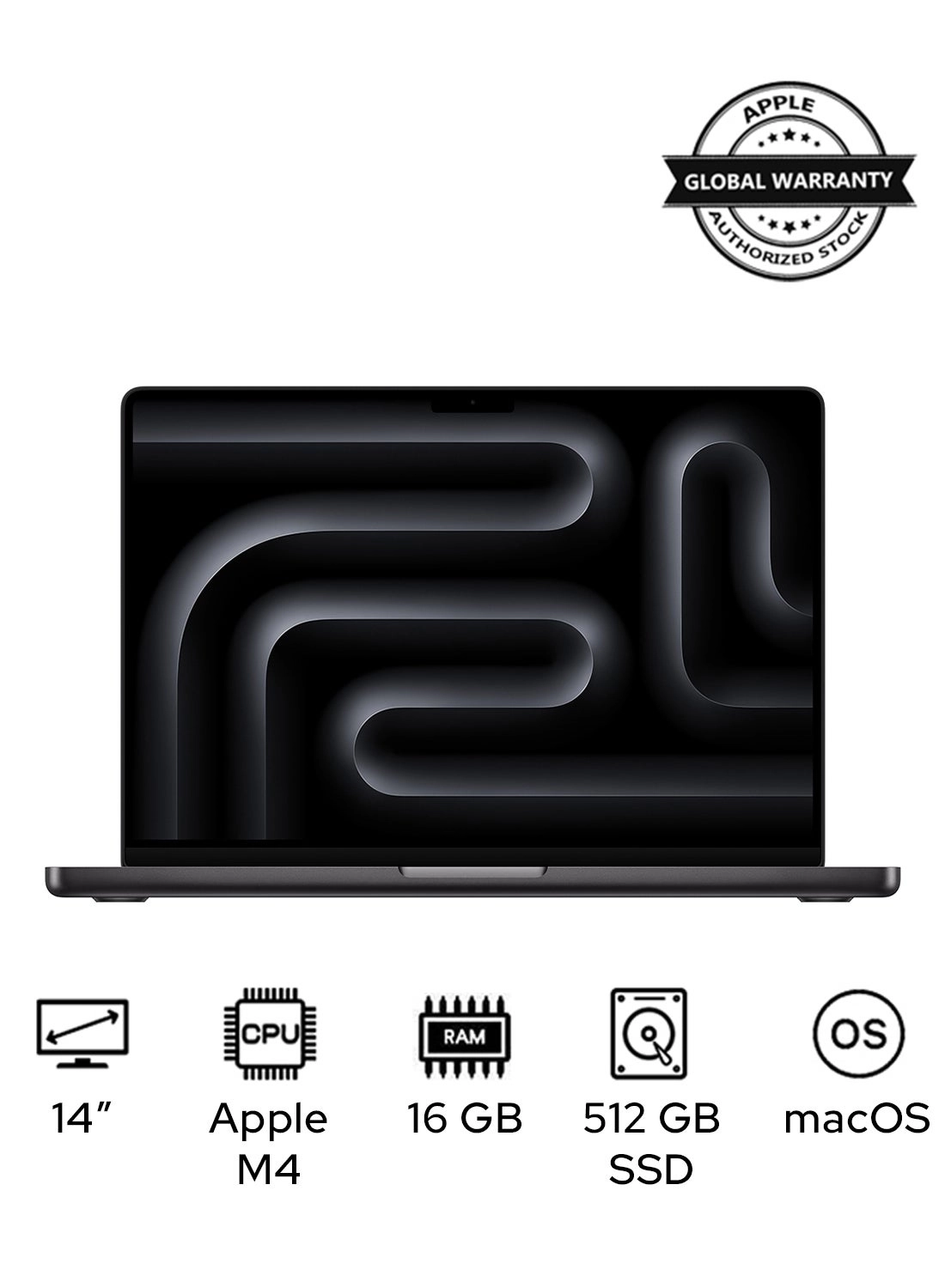 MacBook Pro 2024 - 14'' M4 16 gigabyte 512 gigabyte