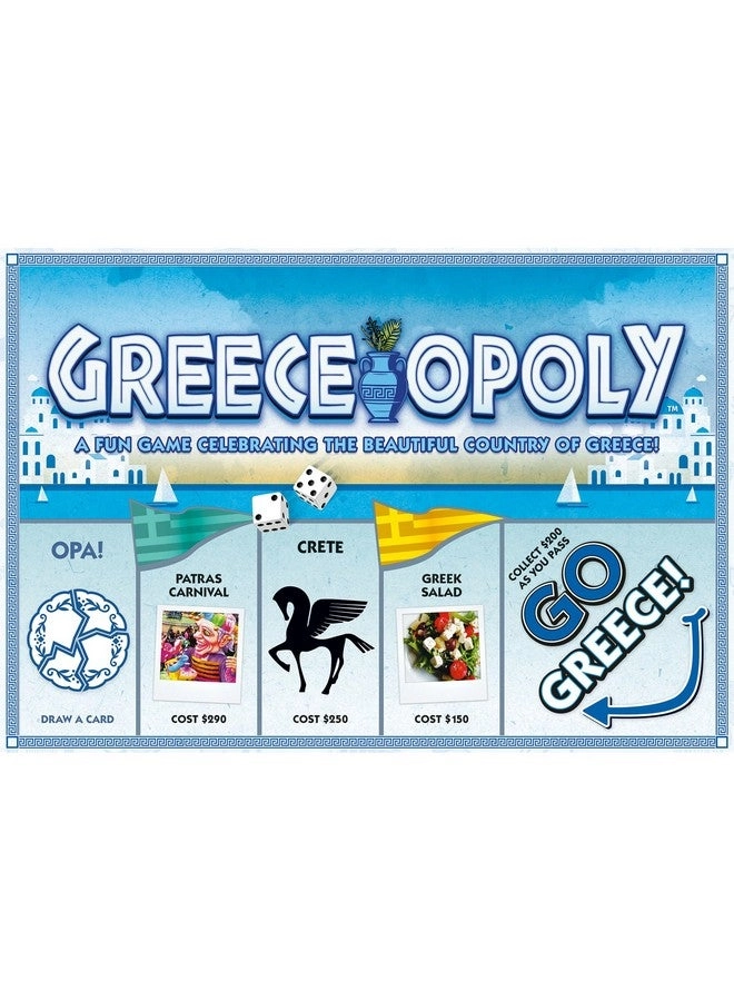 Late for the Sky Greece-Opoly - Country Themed Opoly-Style