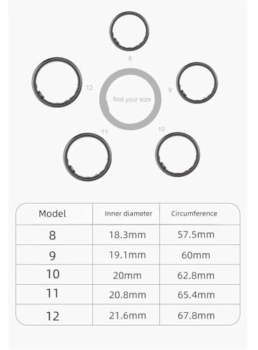 Smart Health Ring - 10 Silver Waterproof