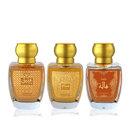 ATIQ Eau de Parfum 100ml + MIZAJ Eau de Parfum 100ml + HALA Eau de Parfum 100ml