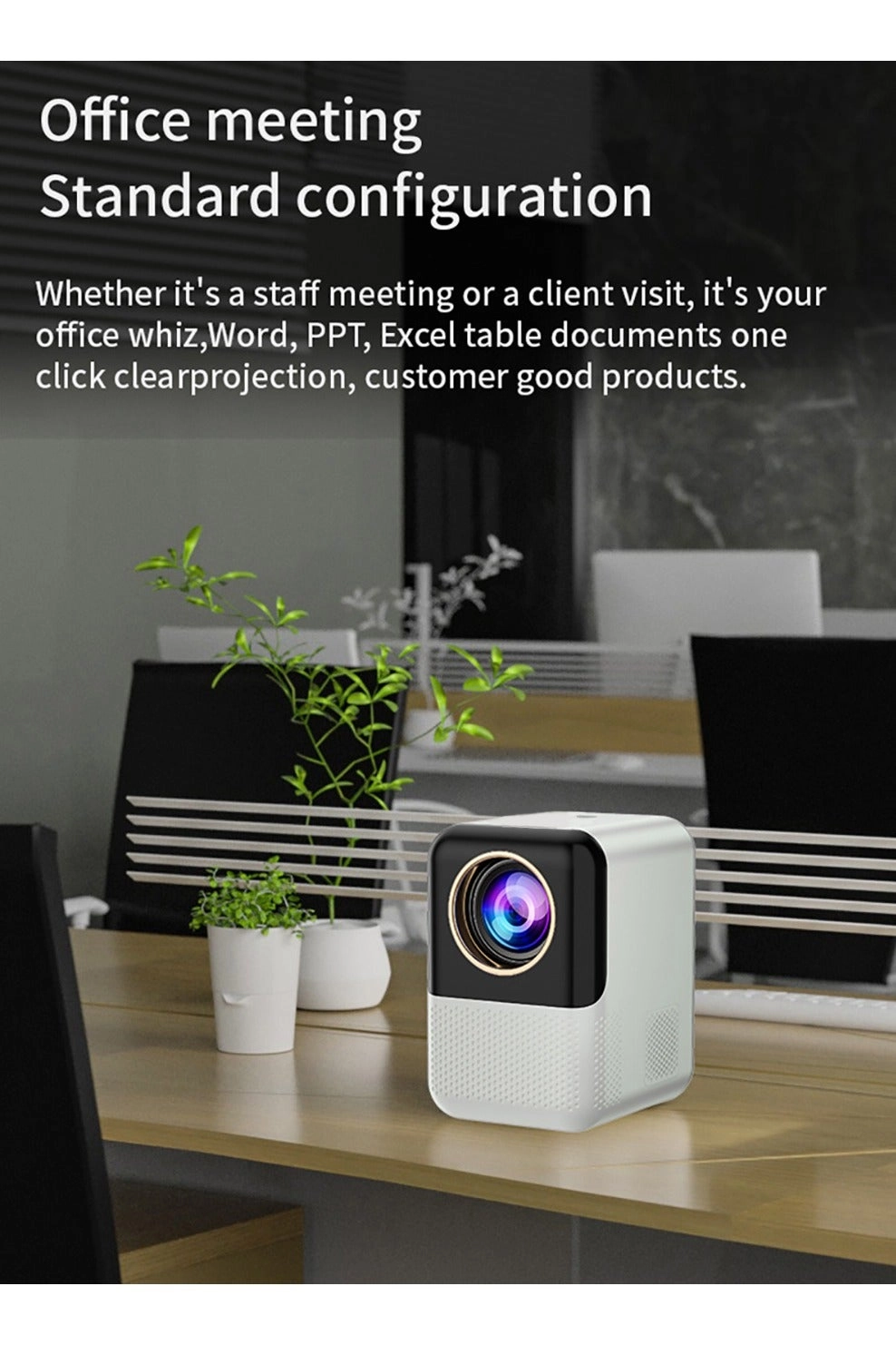 Upgrade Portable Projector 400ANSI 1080P