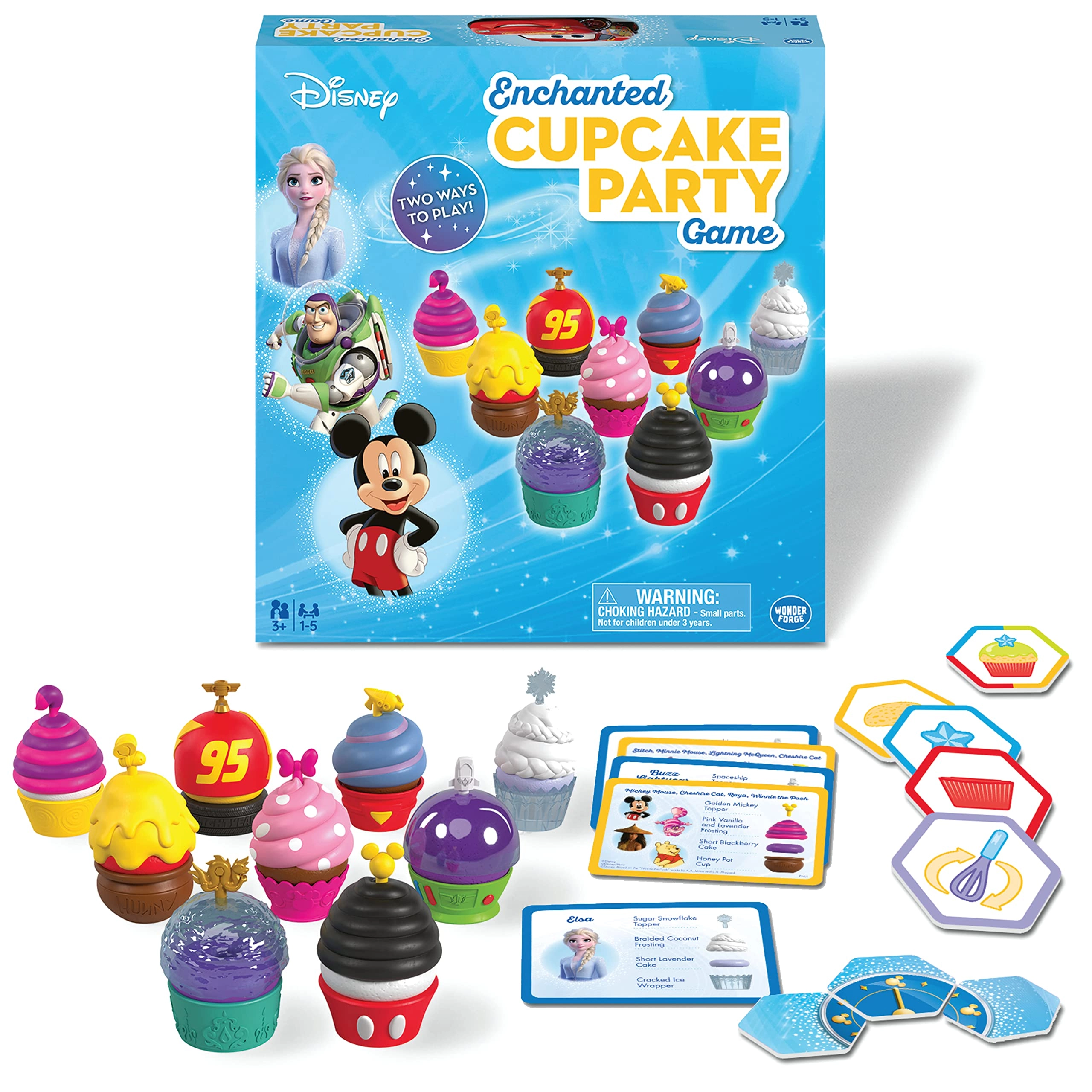 Wonder Forge Disney Enchanted Cupcake Party Game - 3 years and up