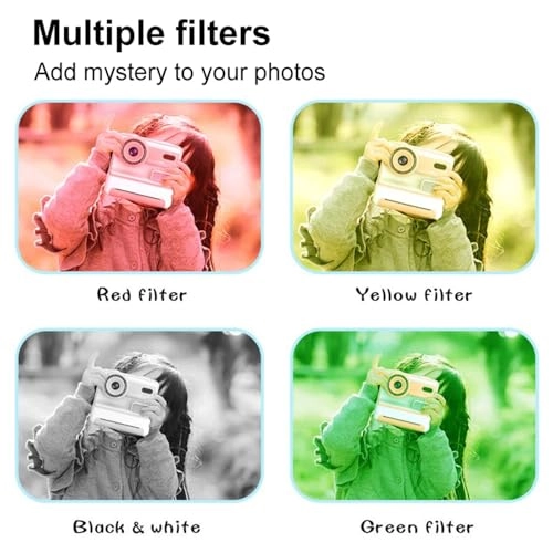 Kids Print Camera - 2.4inch 4800W 1080P