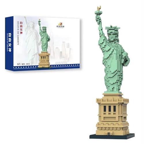 Lady Liberty Micro Mini Blocks - Statue of Liberty 2810pcs