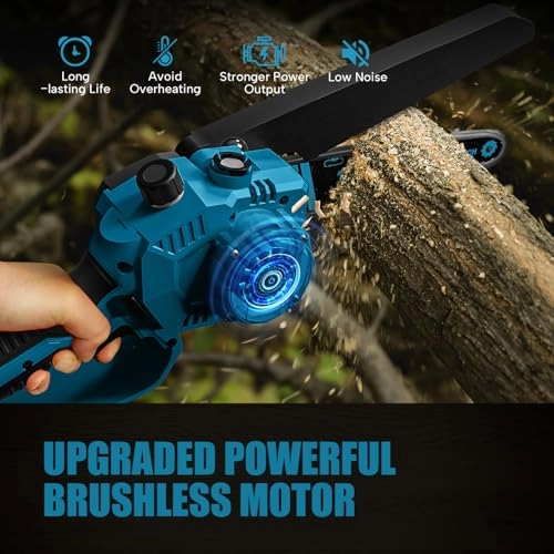 Mini Chainsaw - 6 & 8 Inch 8000 mAh Bundle