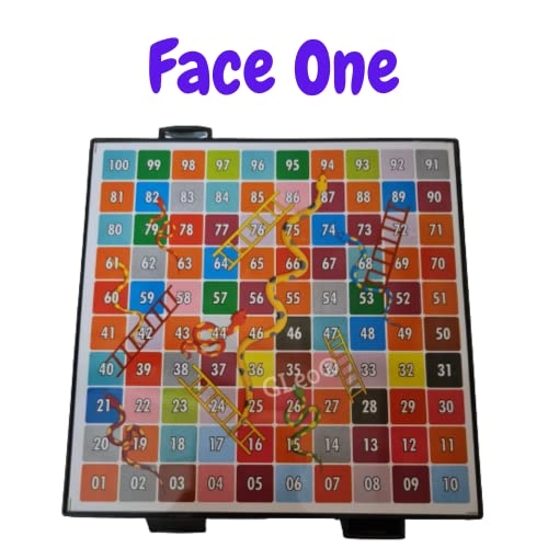 Snakes and Ladders with Ludo - 2 in 1 Magnetic Travelling