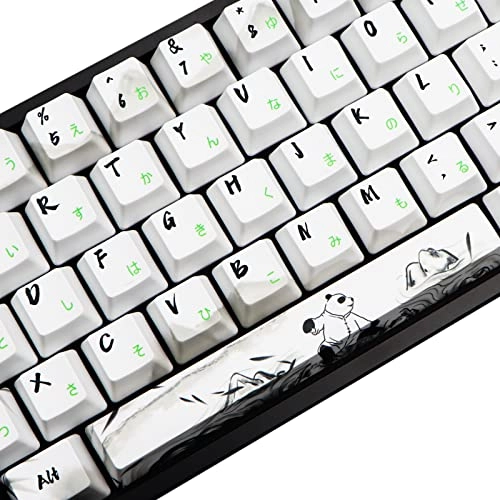 Keycaps Ink Panda - 68pcs