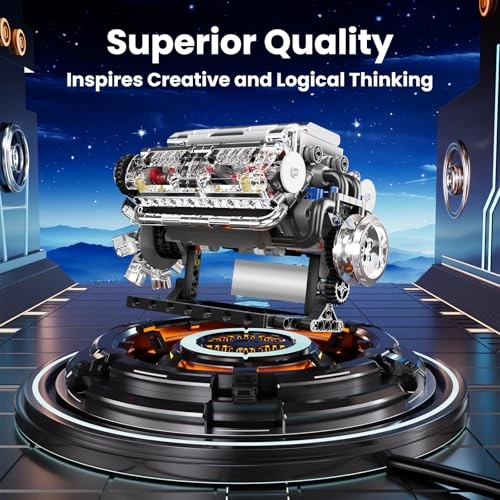 V8 Engine Model Kit - 535 pcs