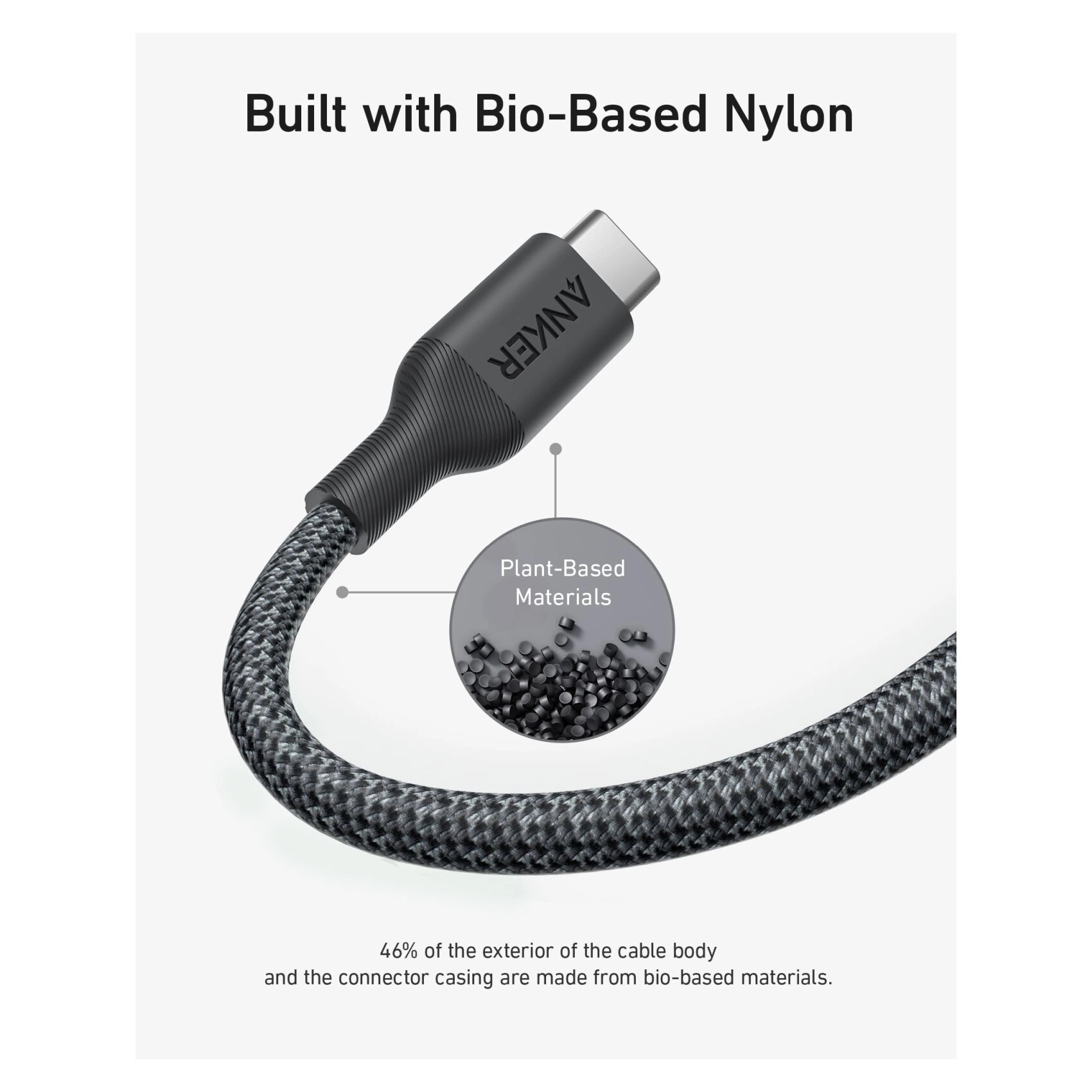 A82E2H21 Cable 240W USB-C to USB-C 0.9m Braided