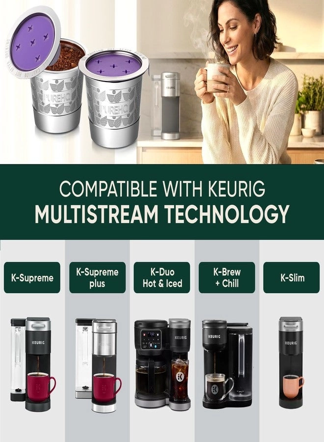 Reusable K Cup - Stainless Steel Multistream 2 Pack