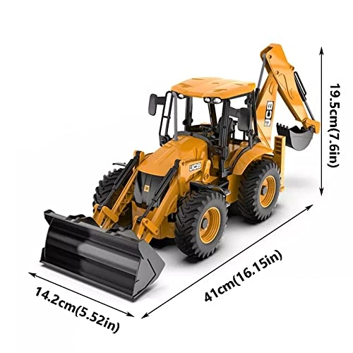 Backhoe Loader Excavator Toy - 1/20