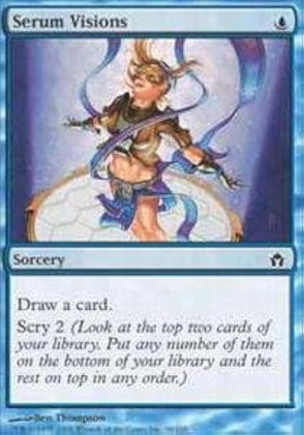 Magic: the Gathering Serum Visions - Fifth Dawn - Sorcery Blue