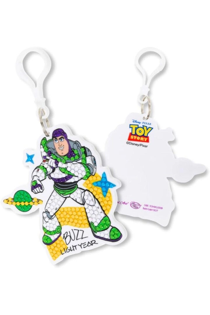 COLOR LAND CHILDRENS TOYS CENTER LLC Buzz Lightyear Crystal Art Bag Charm - 1 Piece
