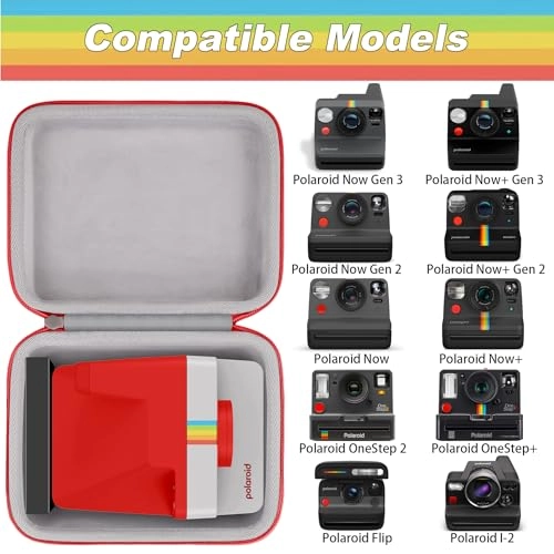 Hard Travel Case - Polaroid I-2, Now+ 2nd Generation I-Type, Originals Now+, OneStep 2, OneStep+ Instant Film Camera