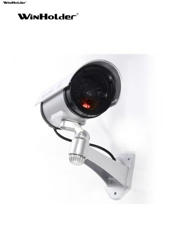Dummy Surveillance Security Camera - White 1pc