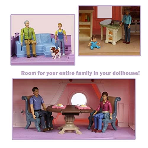 Sweet Lil Family Friends - Grandma Grandpa Mom Dad Sister Brother Toddler Baby Dog 9