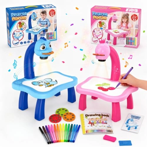 Kids Projector Painting Table - 3+ years