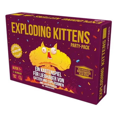 Exploding Kittens Party Pack - 120 Cards (German)