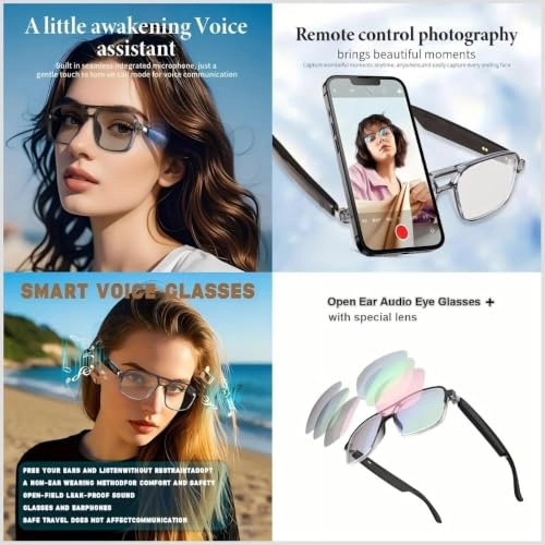 Smart Bluetooth Glasses - black