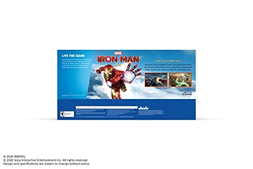 VR headset + Camera + Move motion controllers + Marvel's Iron Man VR blue-rays disc + Demo disc 3.0