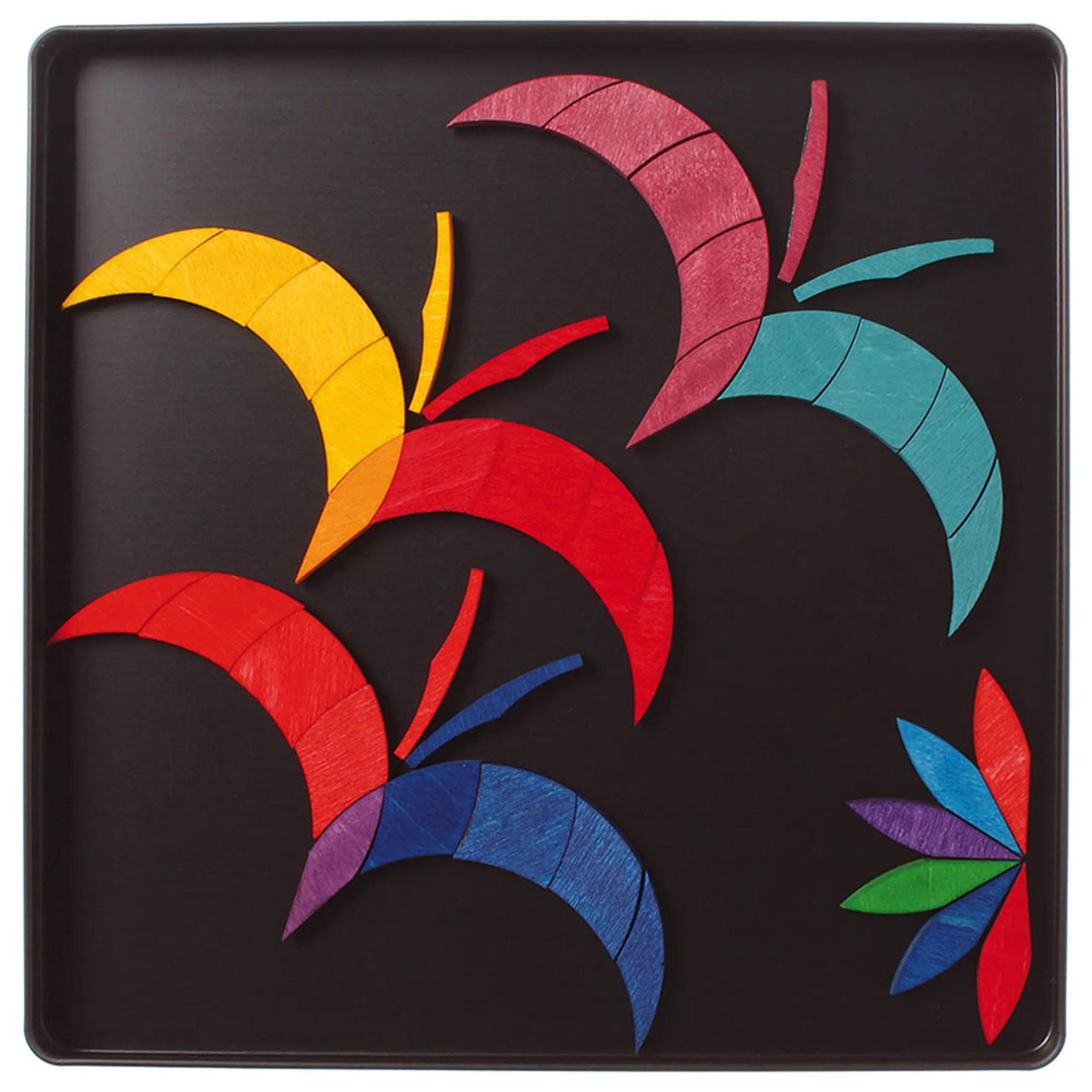 Color Spiral Wooden Puzzle (TBOX-91020) - 72 pcs