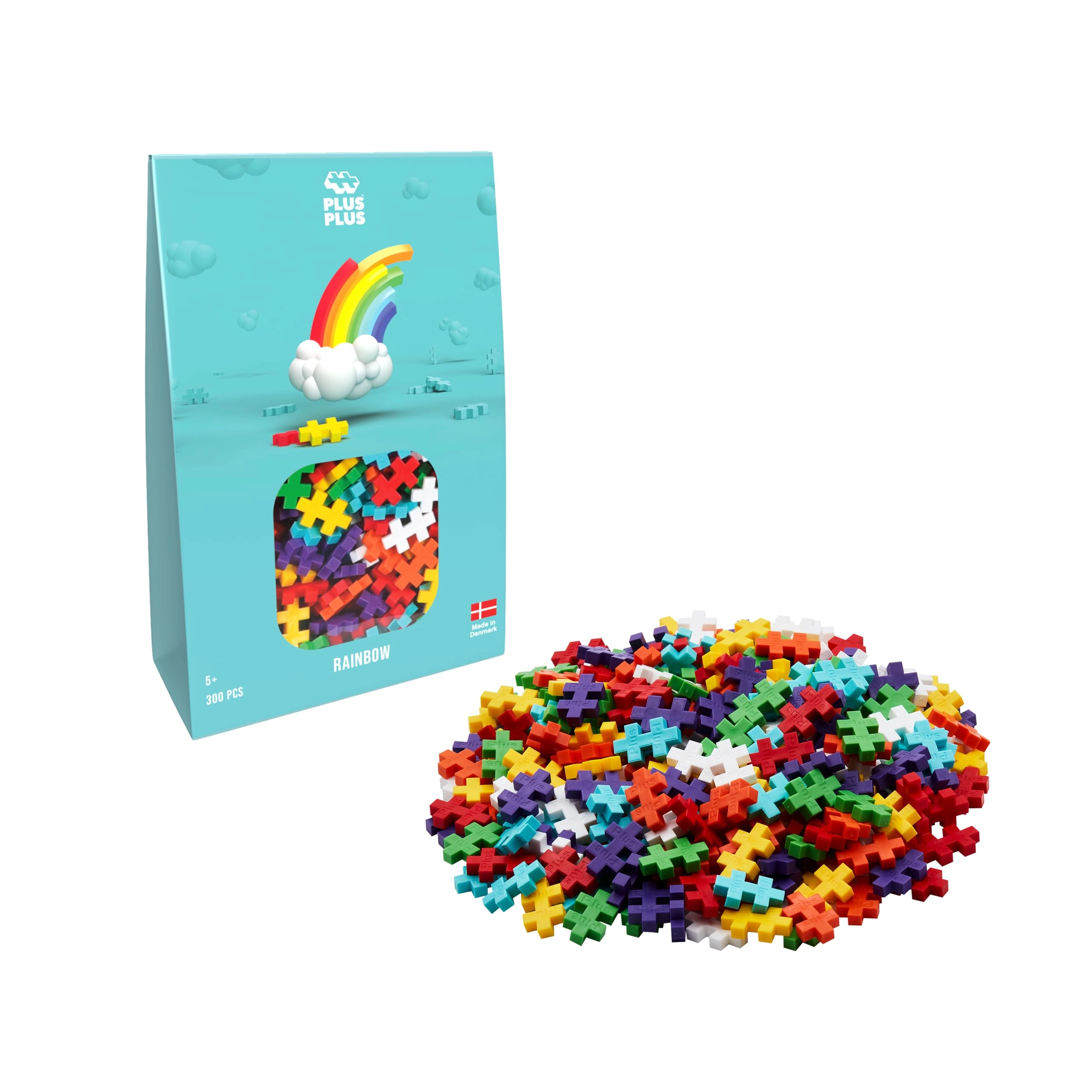 Plus-Plus A/S 3977 - rainbow 300 pcs