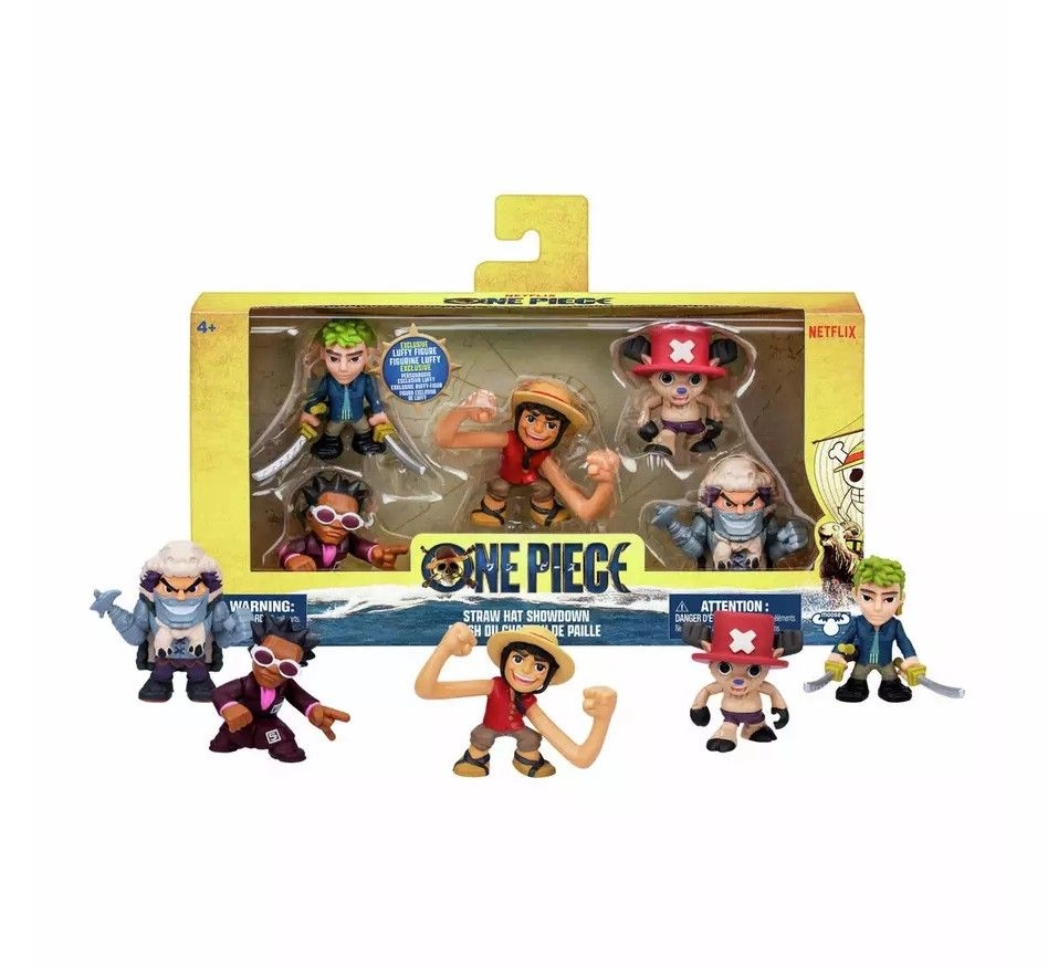 Moose Toys Luffy + Zoro + Chopper + Mr. 5 + Wapol - One Piece - 5 pcs