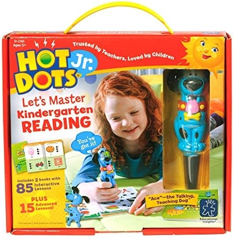 Educational Insights Hot Dots Jr. Let's Master Kindergarten Reading - Ages 5 and Up 2 pieces