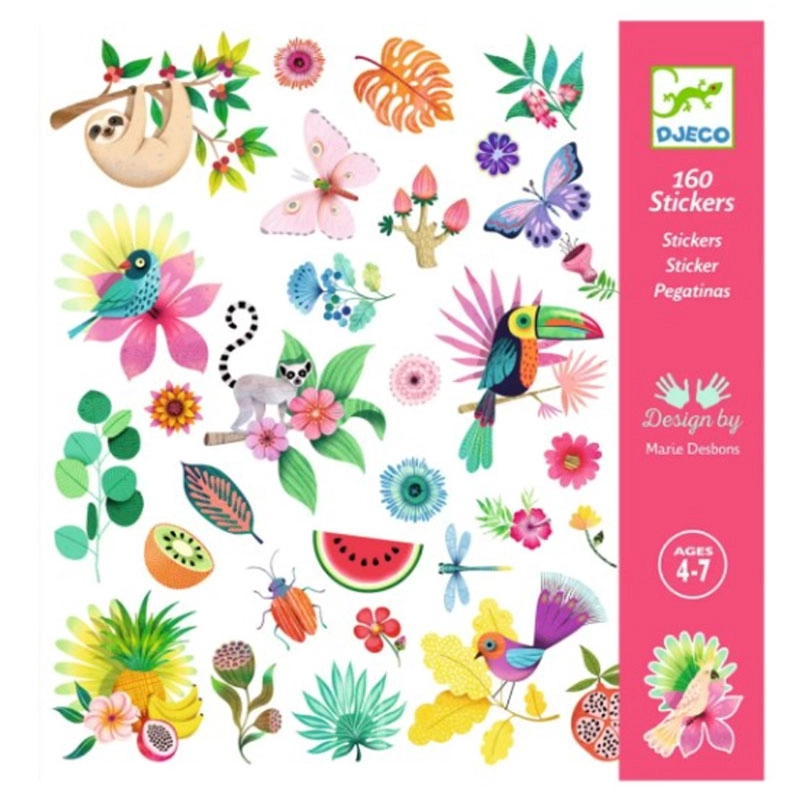Paradise Sticker Book Reusable 160 pcs