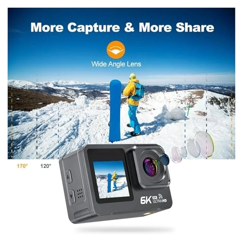 Action Camera - 5K 30FPS 120FPS
