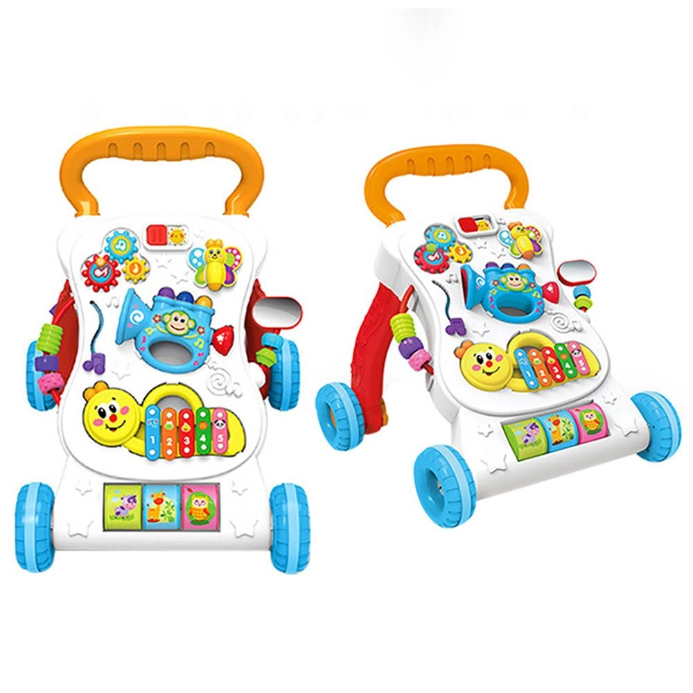 Baby Musical Activity Walker - Piano Detachable Activity Board Blue