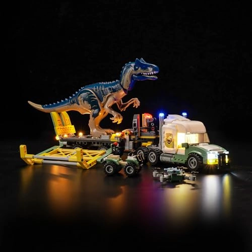 Allosaurus Transport Truck (76966) - LED Light Kit White