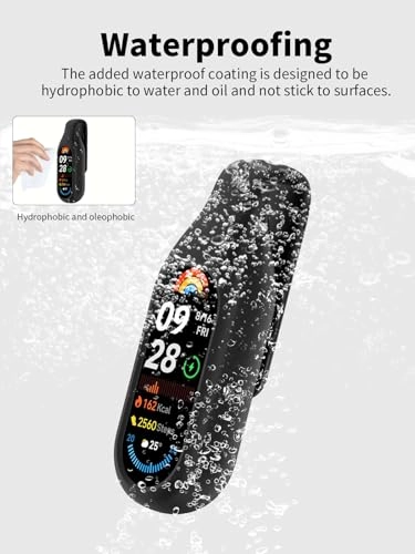 Full Body Case for Xiaomi Smart Band 9/10/8 - Full body protection Shockproof black Silicone