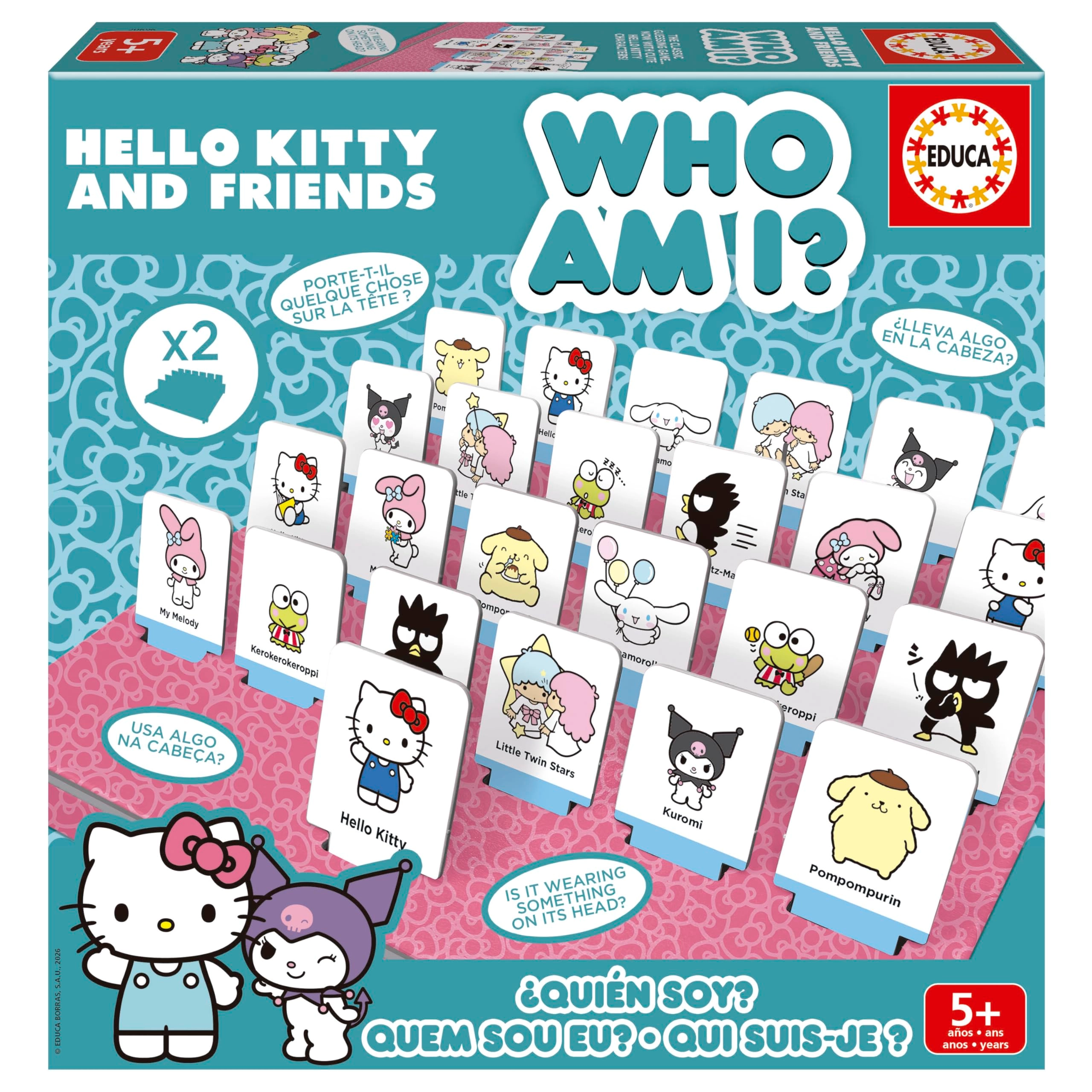 Educa Borras, S.A.U. WHO AM I? HELLO KITTY - 5+