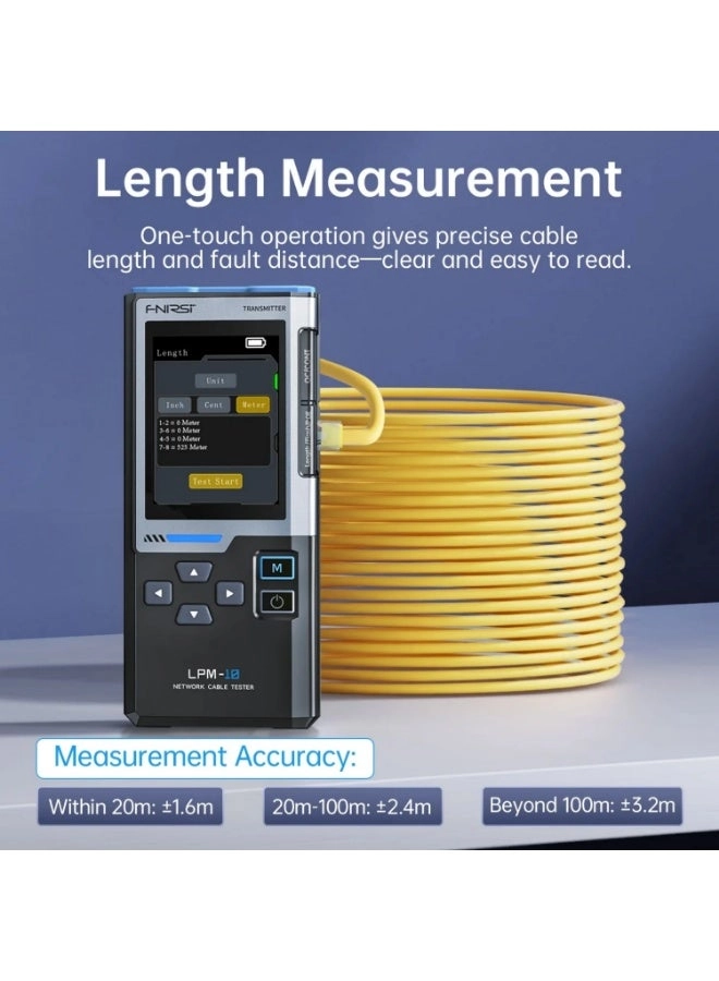 LPM-10A - Color Display PoE Test RJ45 Crimp