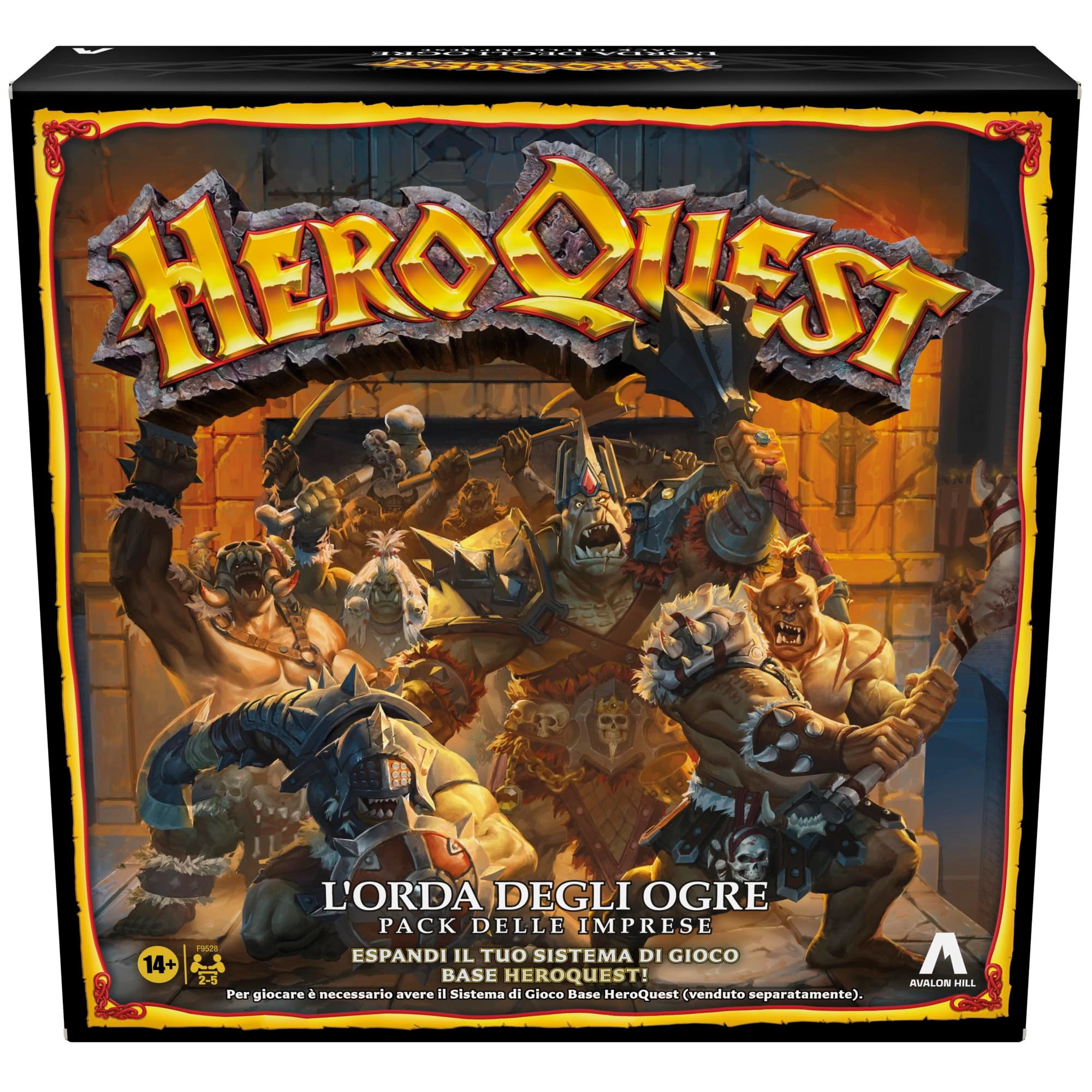 Avalon Hill HeroQuest: The Horde of the Ogres Companies Pack - Roleplay Game English Version