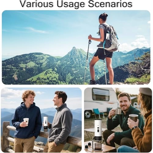 3 In 1 Portable Coffee Maker - coffee grounds NS capsules Dolce Gusto pods