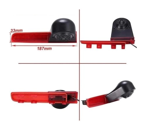 High Brake Light Reversing Camera - Night Vision Wireless 628x586 pixels