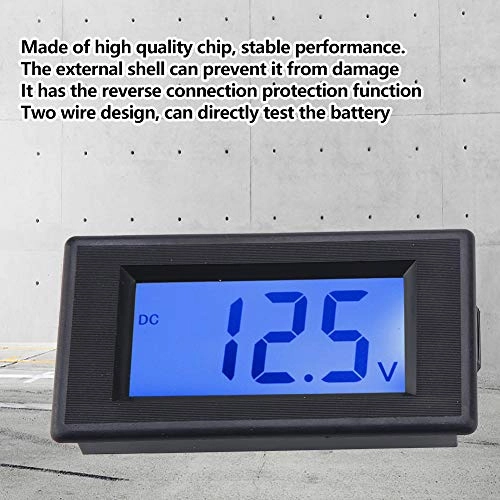 Digital Voltmeter - 4-30V Two Wire Blue Screen Backlight