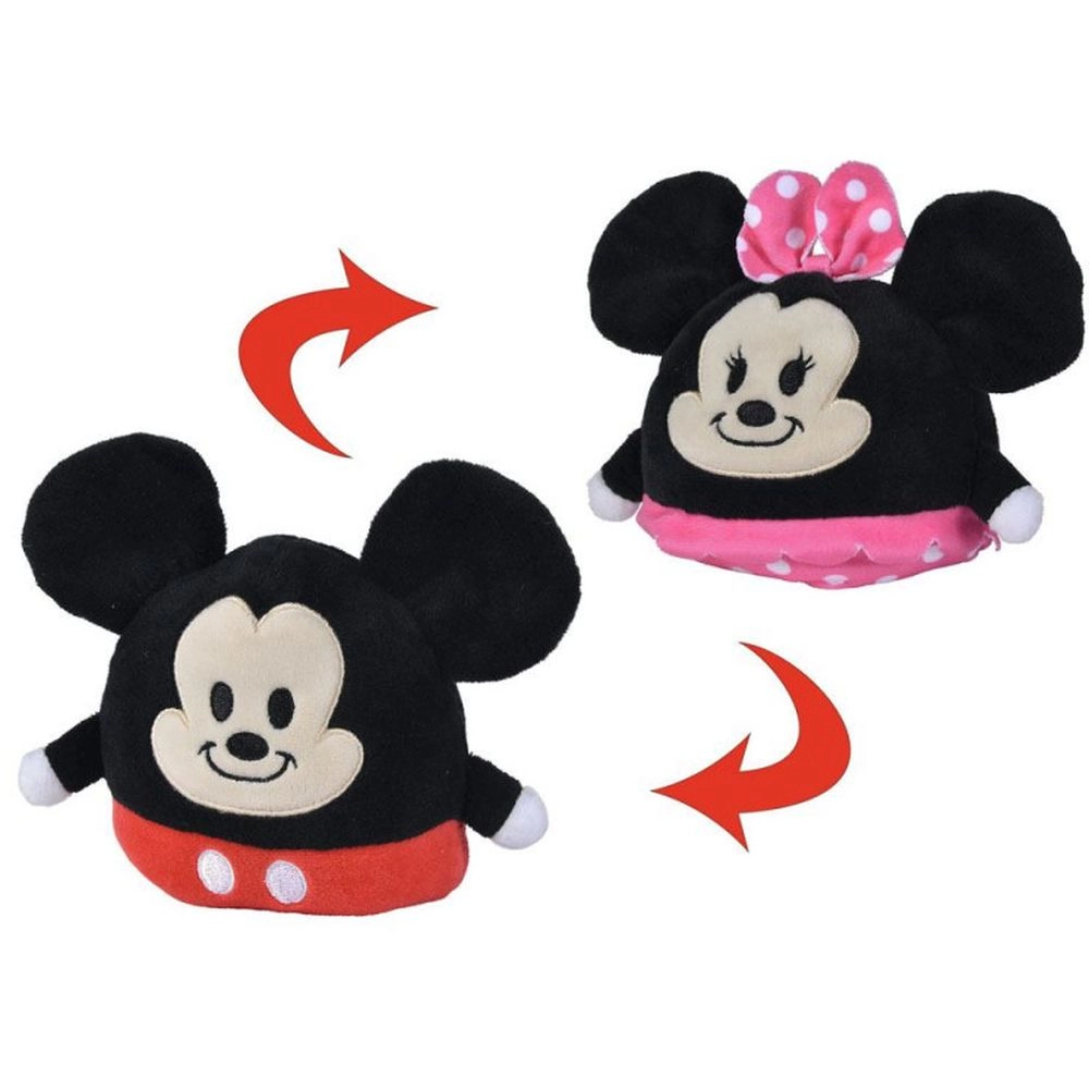 Mickey & Minnie Reversable Plush - 8-Inch
