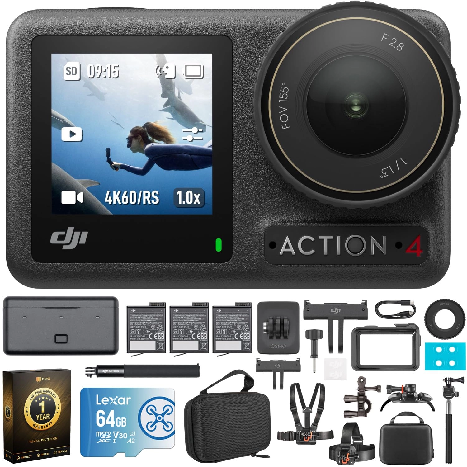 Osmo Action 4 4K120 Adventure Combo