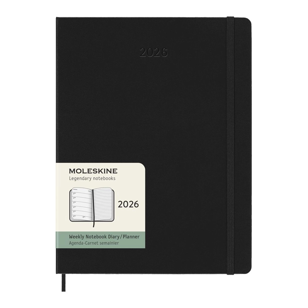 Moleskine 12M Weekly Notebook Large Hardcover