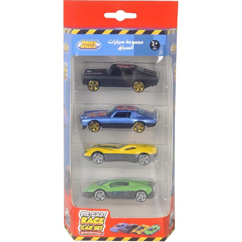 Mosey Wheelz City Action Race Car - Set C Assorted Color