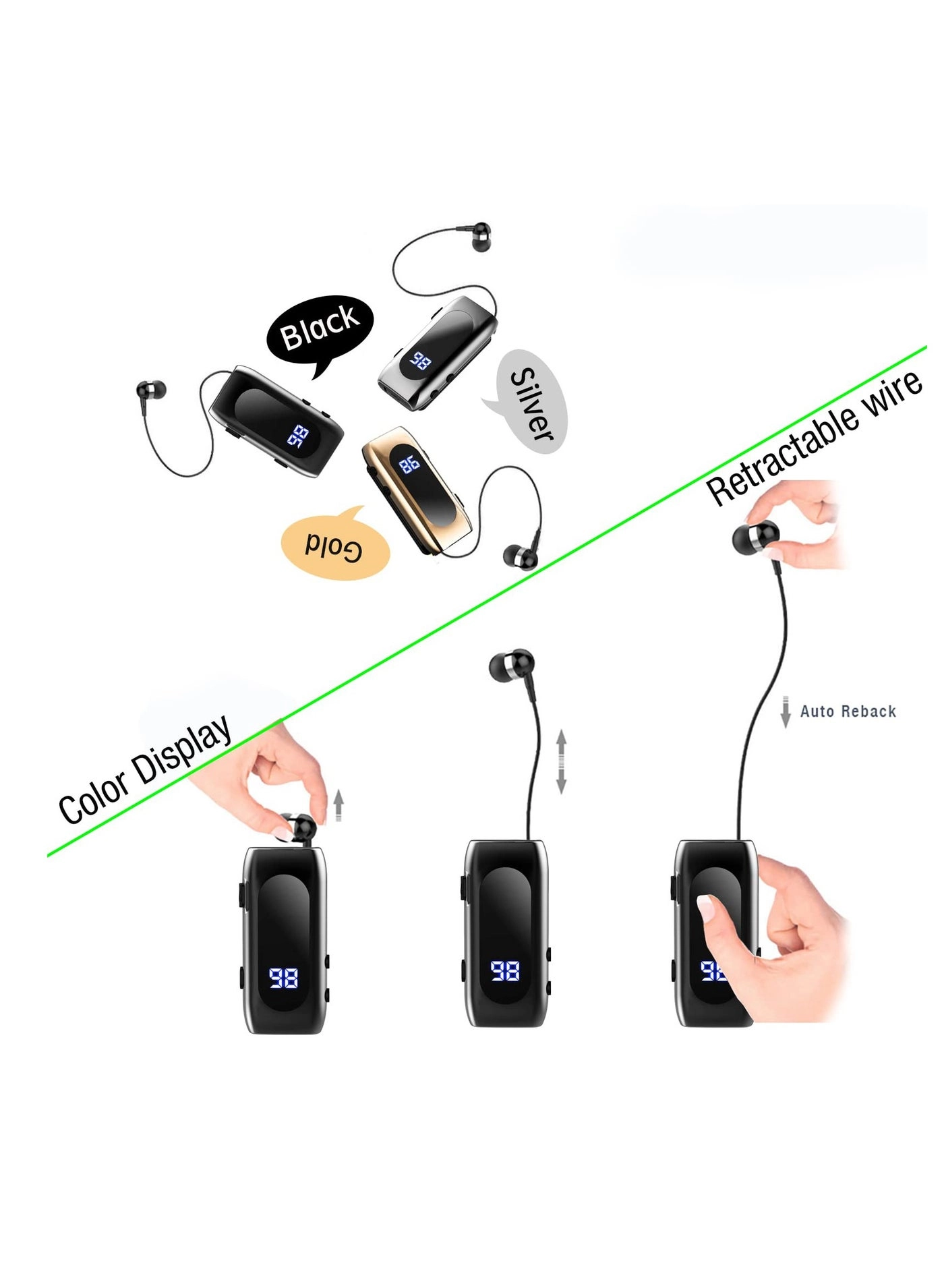 Neckband Bluetooth - Wireless Headphone
