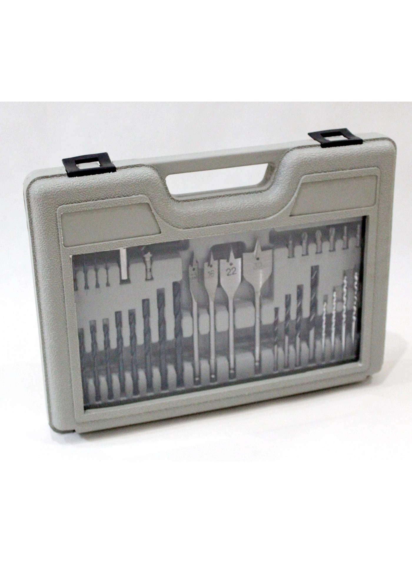 hss drill bits + wood drill bits + screwdriver bits + cement drill bits - 45pc