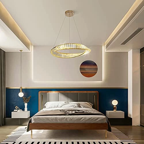 Modern Crystal Chandelier - Cool White Daylight Warm White Dimmable