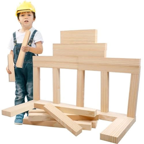 Foam Wooden Beam - 24 pcs Building Construction