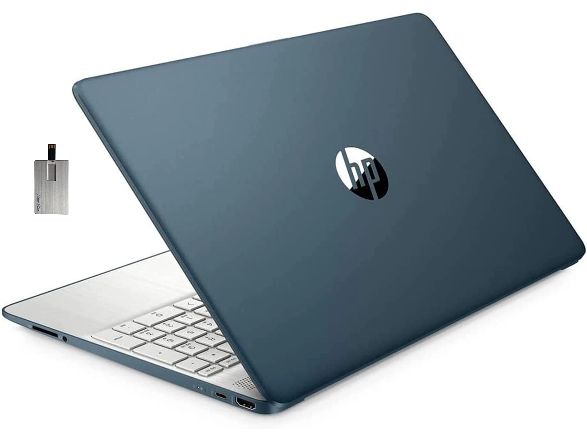 HP 15 Business - 15.6'' Ryzen 5 5500U 32GB DDR4 1TB SSD + Durlyfish USB Card - 32GB