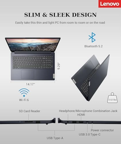 IdeaPad 15.6 FHD Premium IdeaPad - 15.6'' Pentium Silver N6000 4GB DDR4 128GB SSD